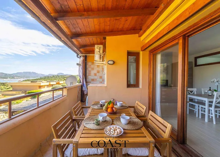 公寓 Bouganville - Vista Mare, Wi-fi, Doccia Esterna 奧爾比亞