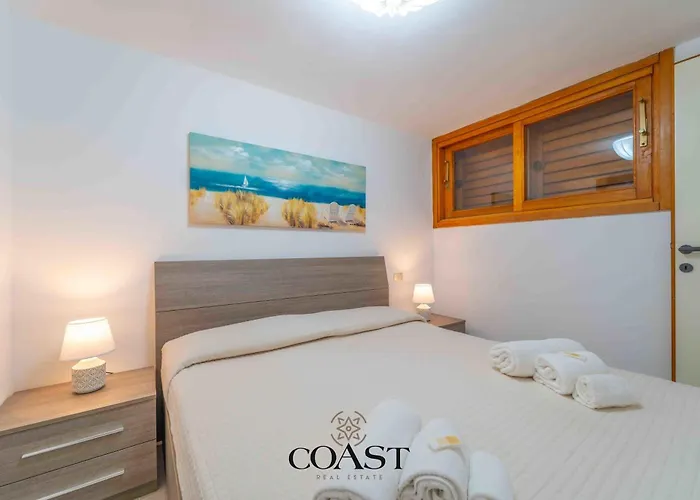 公寓 Bouganville - Vista Mare, Wi-fi, Doccia Esterna 奧爾比亞